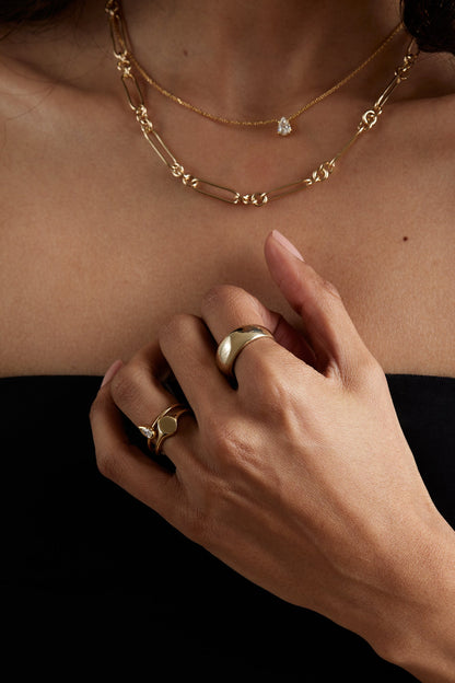 Blob Ring | Yellow Gold
