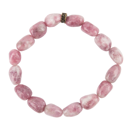 Pink Tourmaline Nuggets Bracelet
