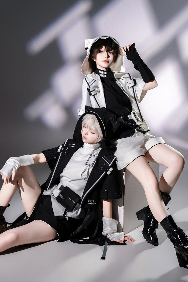 Black Functional Style Ouji Fashion Prince Handsome Lolita Shorts