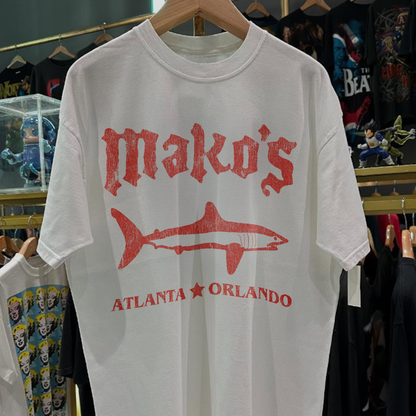 Mako's Atlanta - Orlando Rare Washed White Tshirt