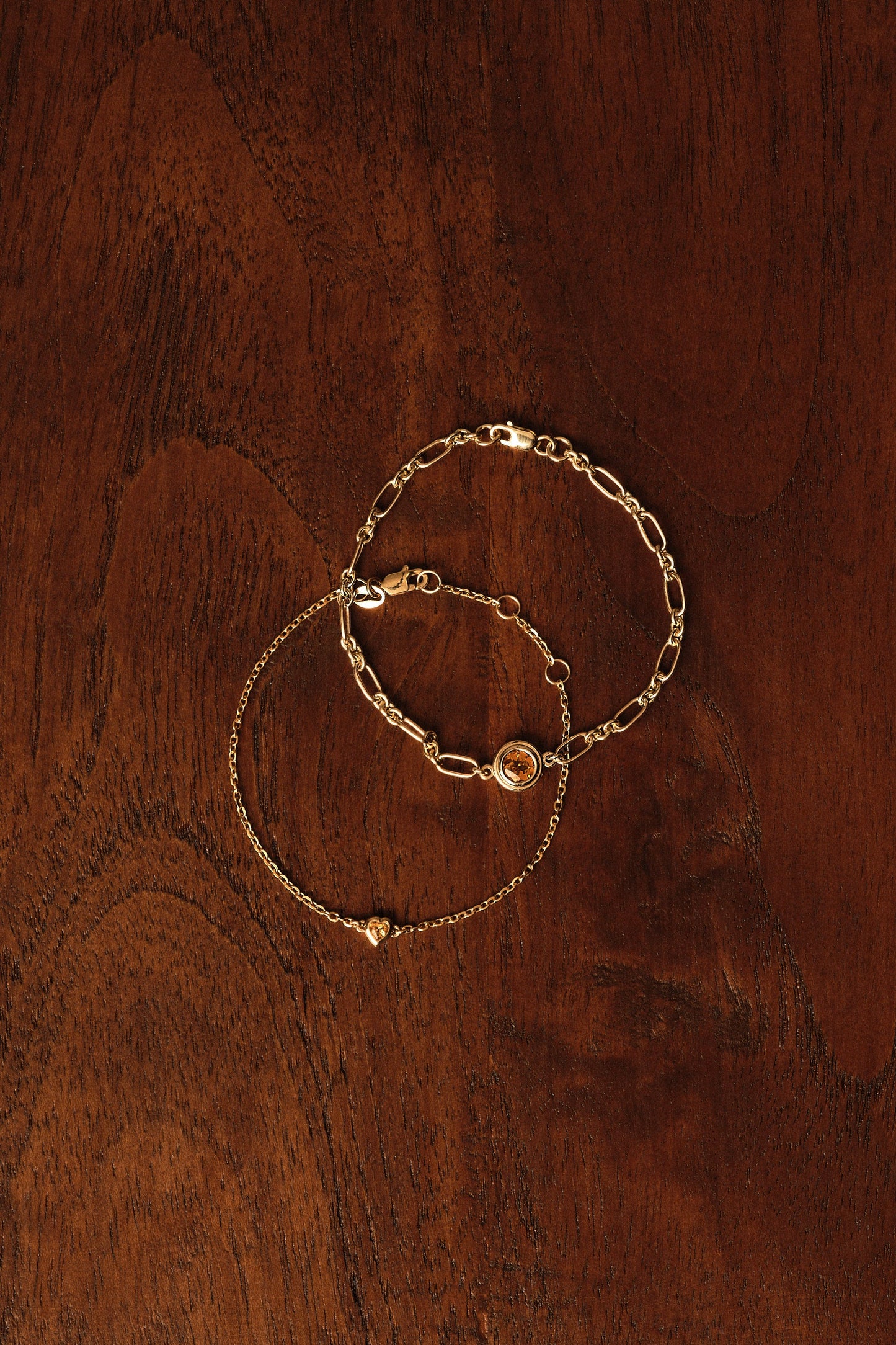 Roma Round Gemstone Bracelet | White Gold, More Options Available