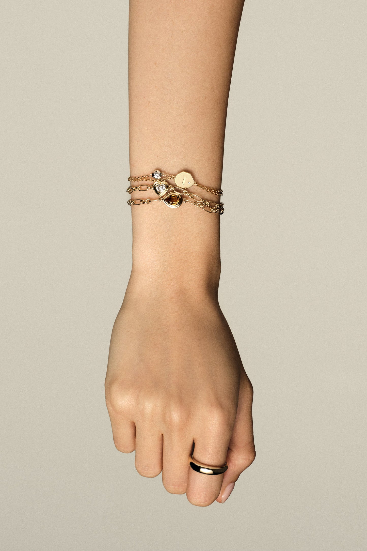 Roma Pear Gemstone Bracelet | Silver