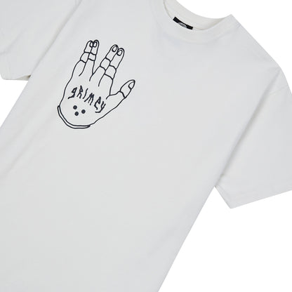 Peace Within The Glitzy Grillz Tee | Off-White