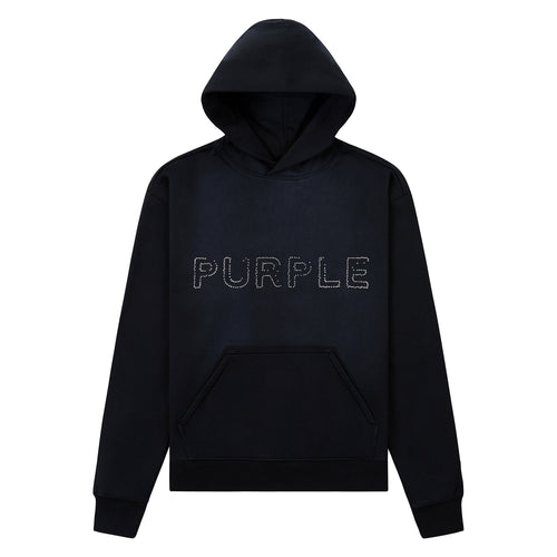 Embellished Logo Hoodie | Black