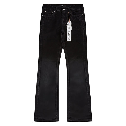 Flock Dipped Flared | Black