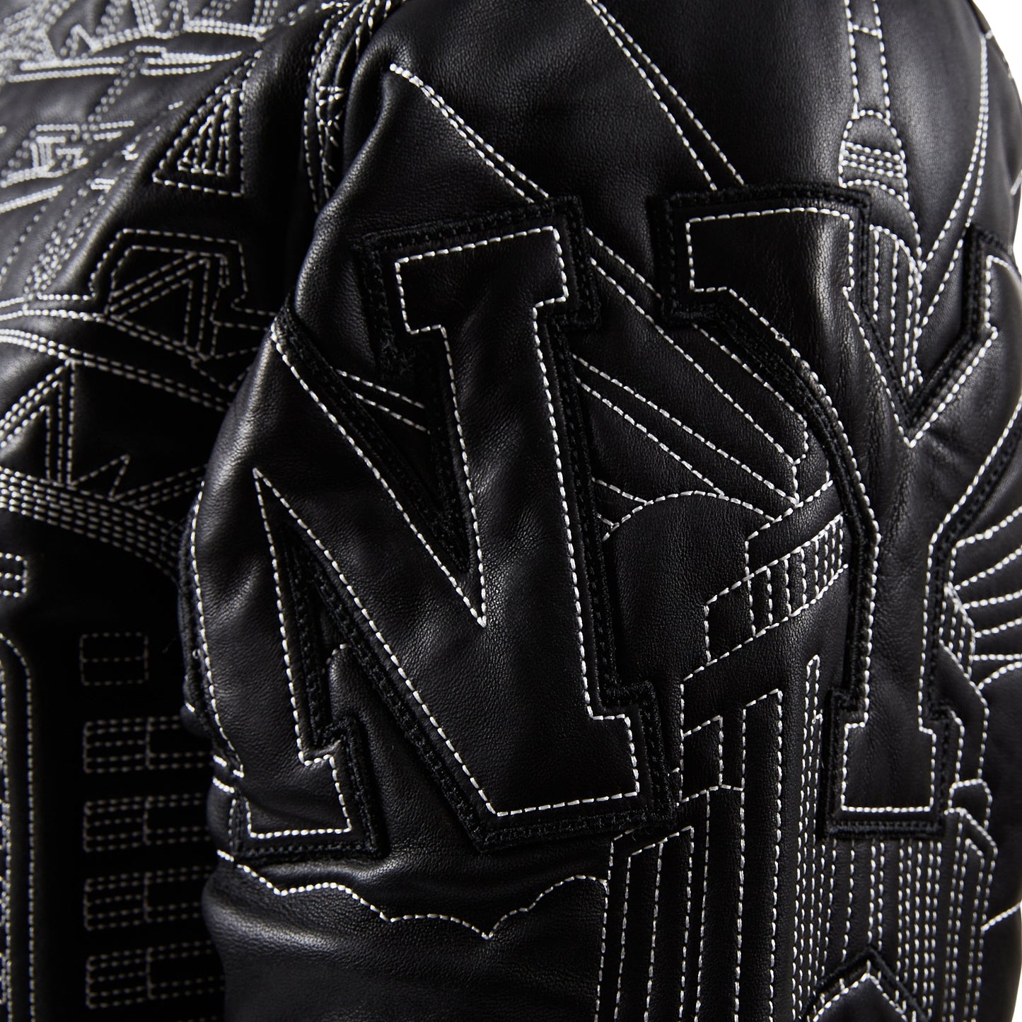 NYC Boro Quilted Jacket | Black/White