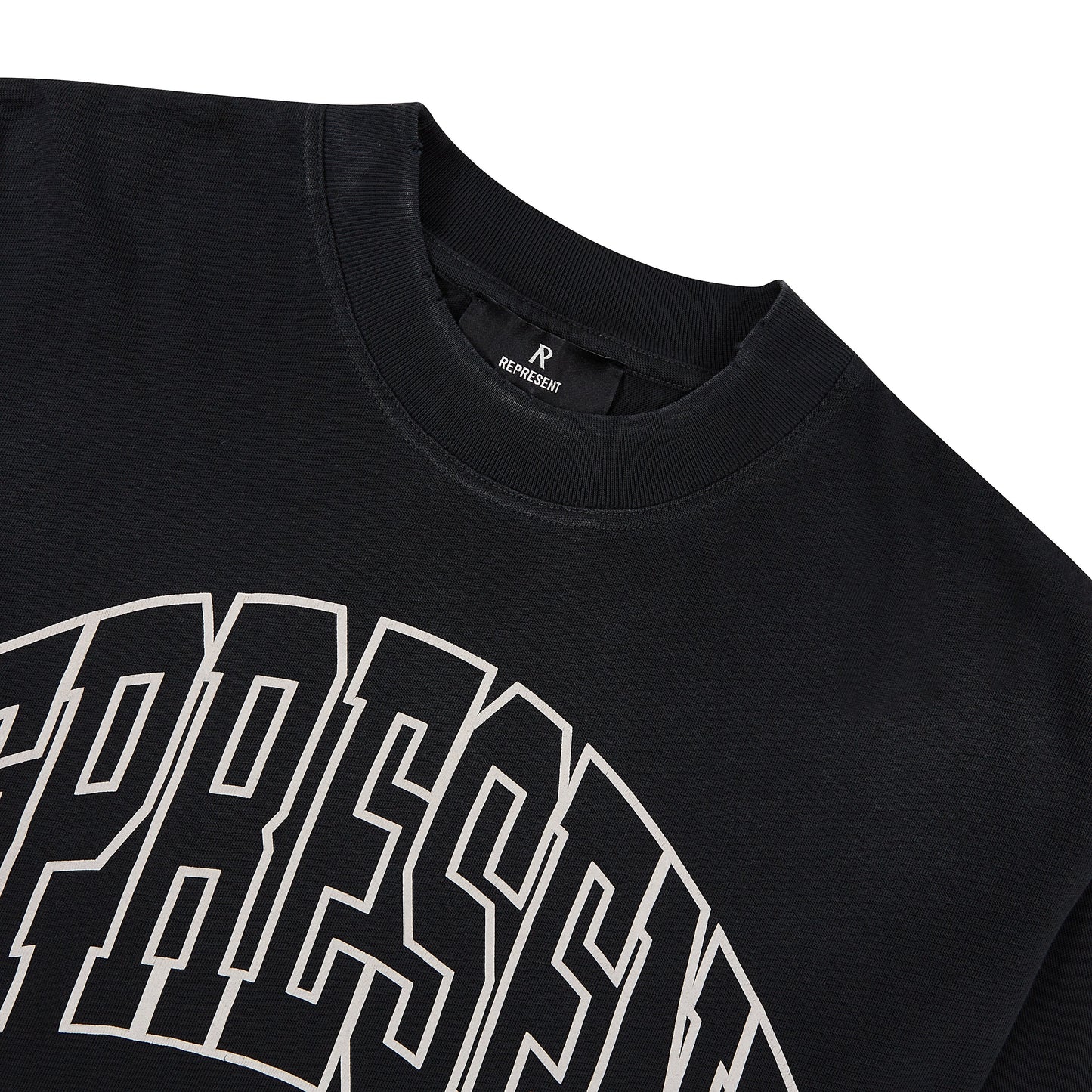 Legacy Crest Tee | Stained Black