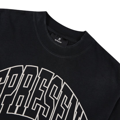 Legacy Crest Tee | Stained Black