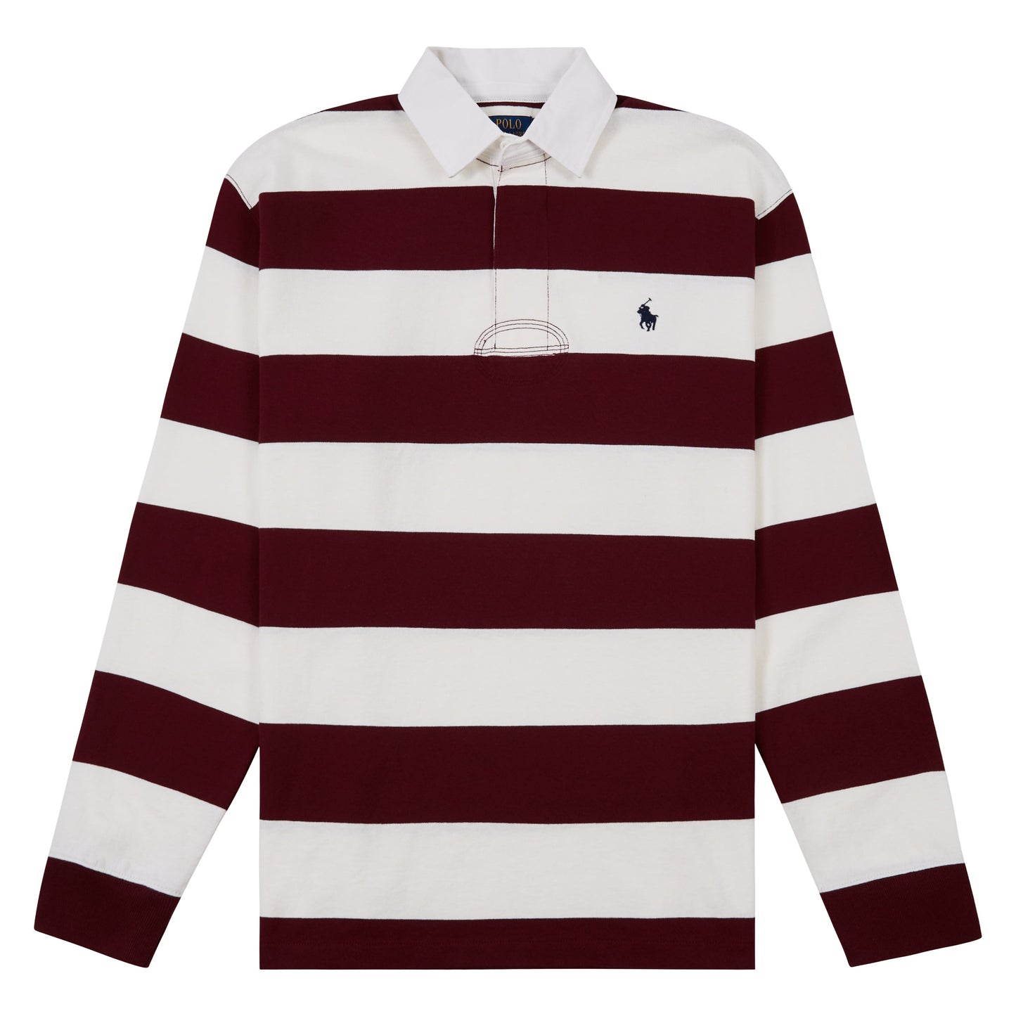Iconic Rugby Shirt | Classic Wine/Trophy Cream