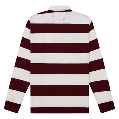 Iconic Rugby Shirt | Classic Wine/Trophy Cream