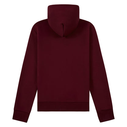 Double-Knit Zip Up Hoodie | Classic Wine