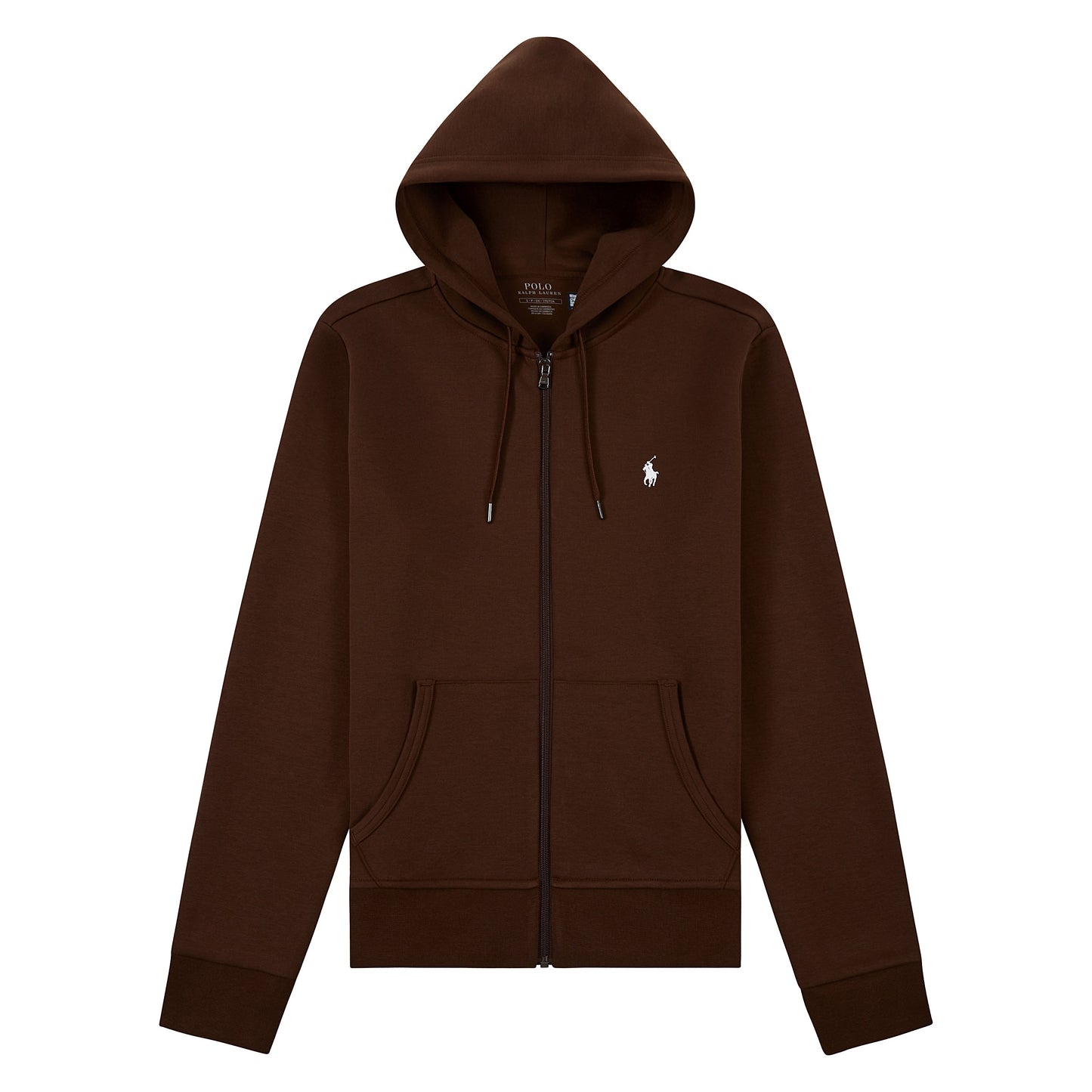 Double-Knit Zip Up Hoodie | Branch Brown