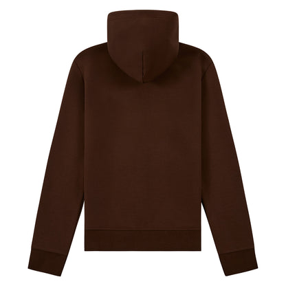 Double-Knit Zip Up Hoodie | Branch Brown