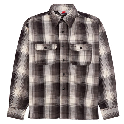 Check Flannel Shirt | Black