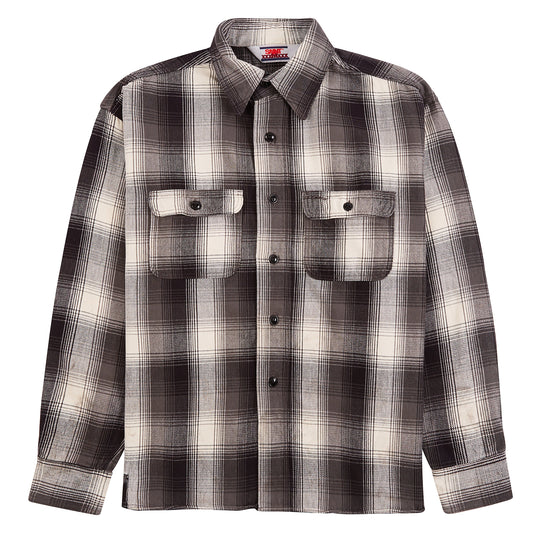 Check Flannel Shirt | Black