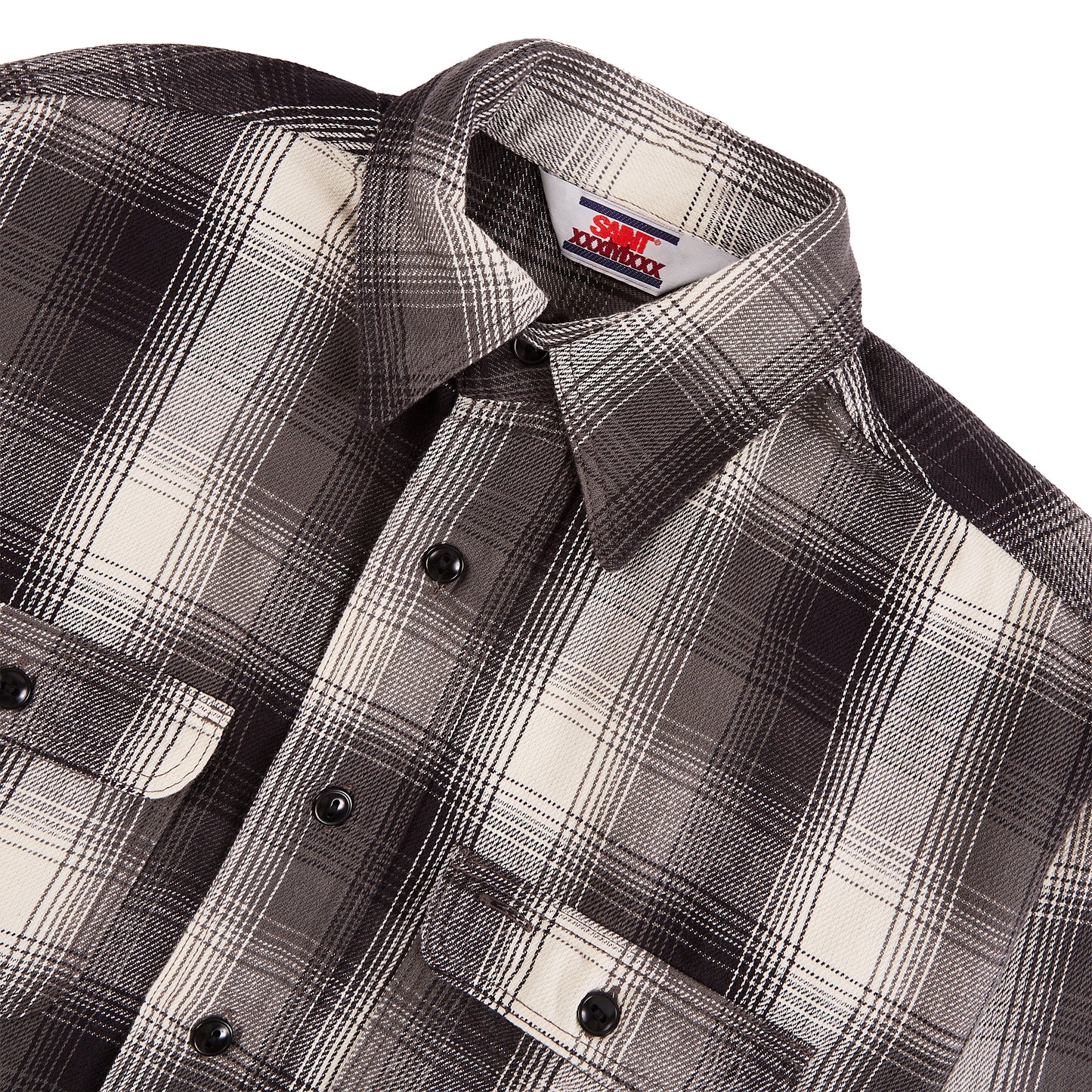 Check Flannel Shirt | Black