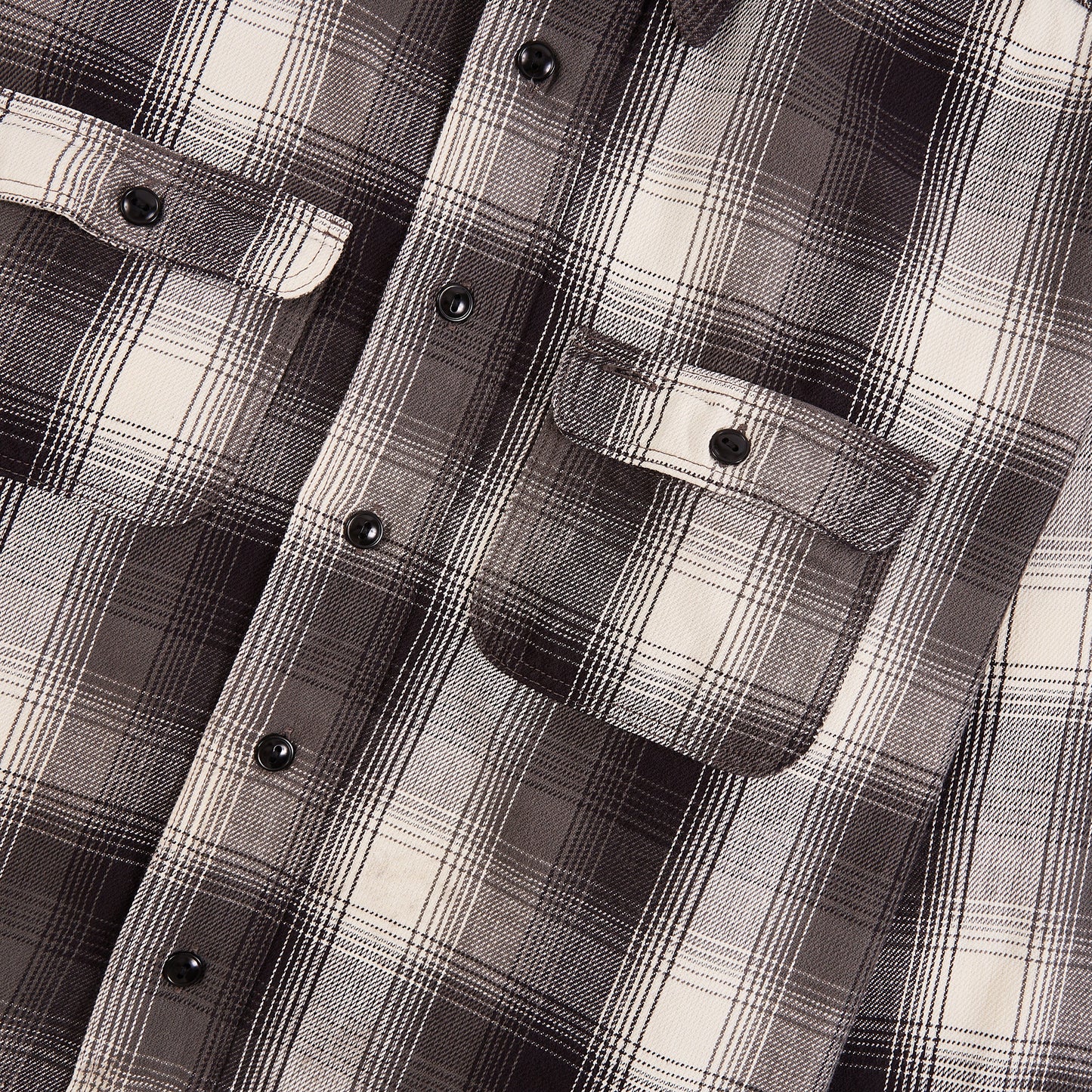 Check Flannel Shirt | Black