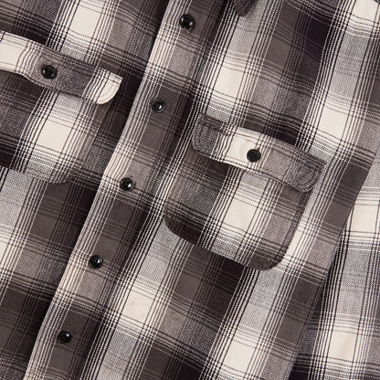 Check Flannel Shirt | Black