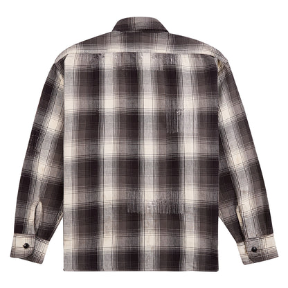 Check Flannel Shirt | Black