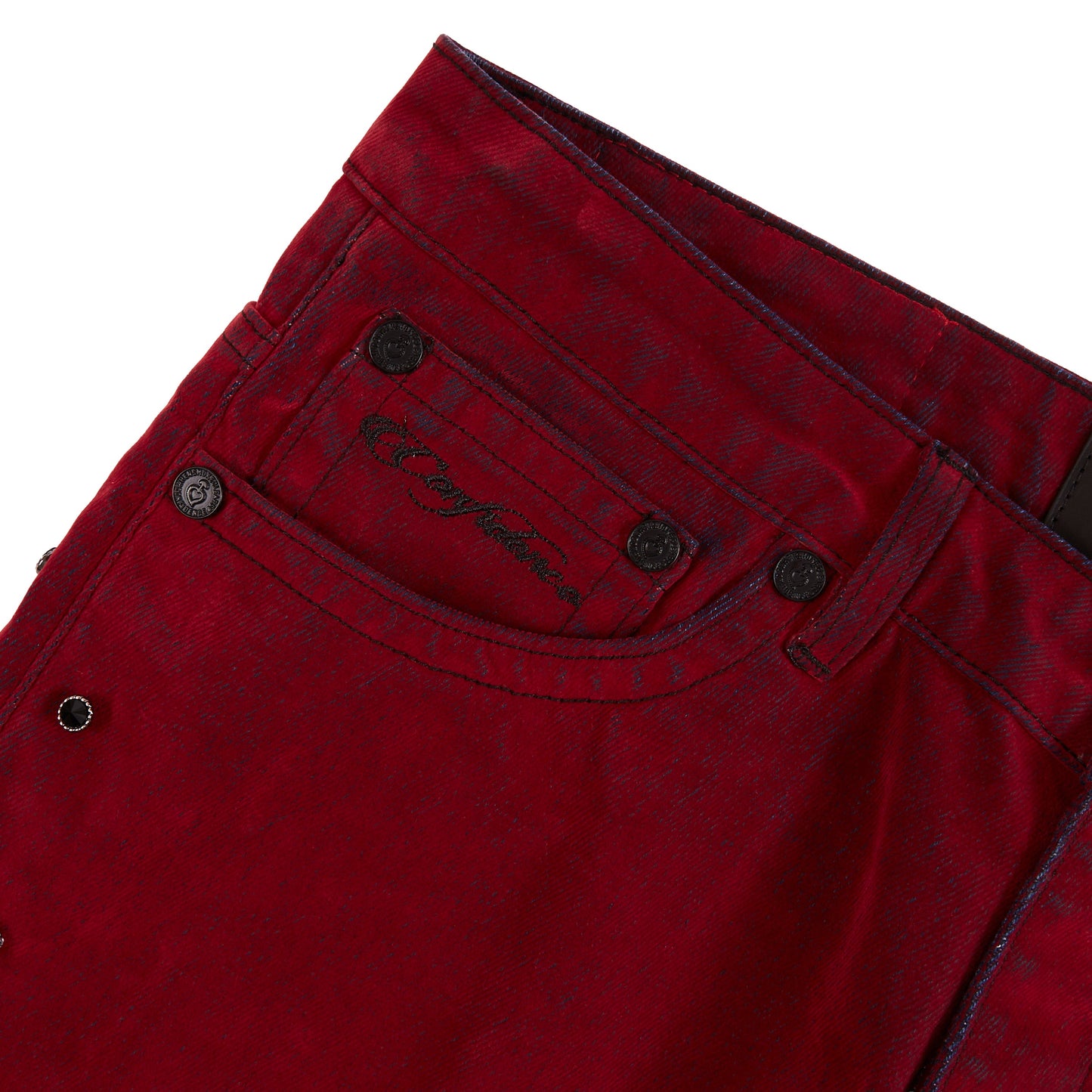 Chainstitch Denim | Velvet Red