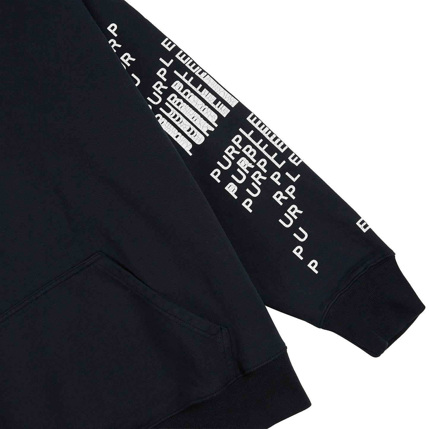 Cracked Puzzle Hoodie | Black