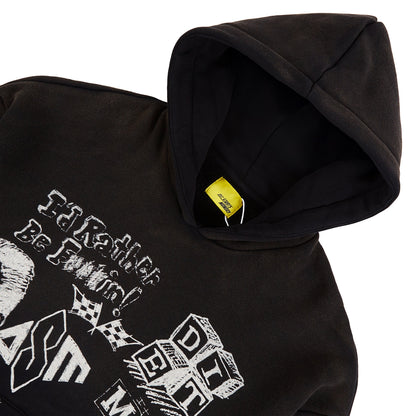 Doodle Hoodie | Vintage Black