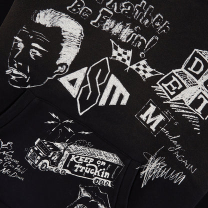 Doodle Hoodie | Vintage Black