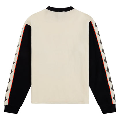 Ignition Waffle L/S Tee | White/Black