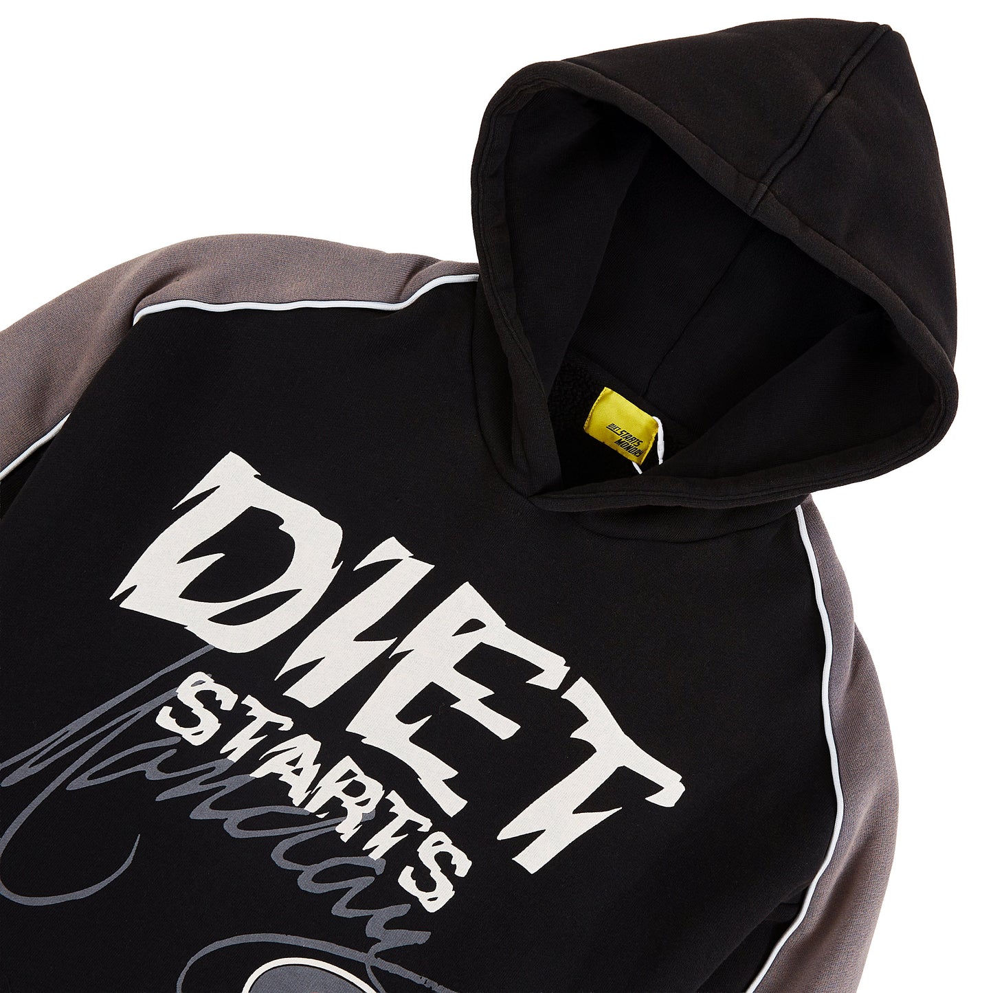 Panel Hoodie | Vintage Black/Grey