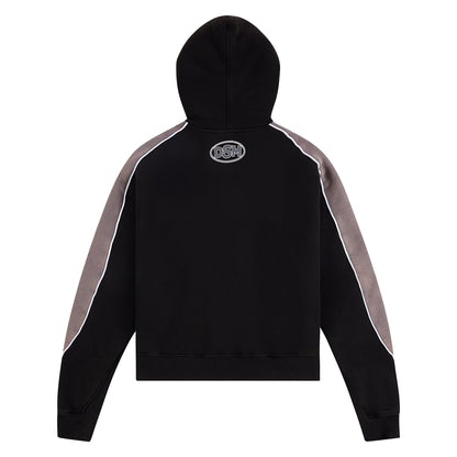 Panel Hoodie | Vintage Black/Grey
