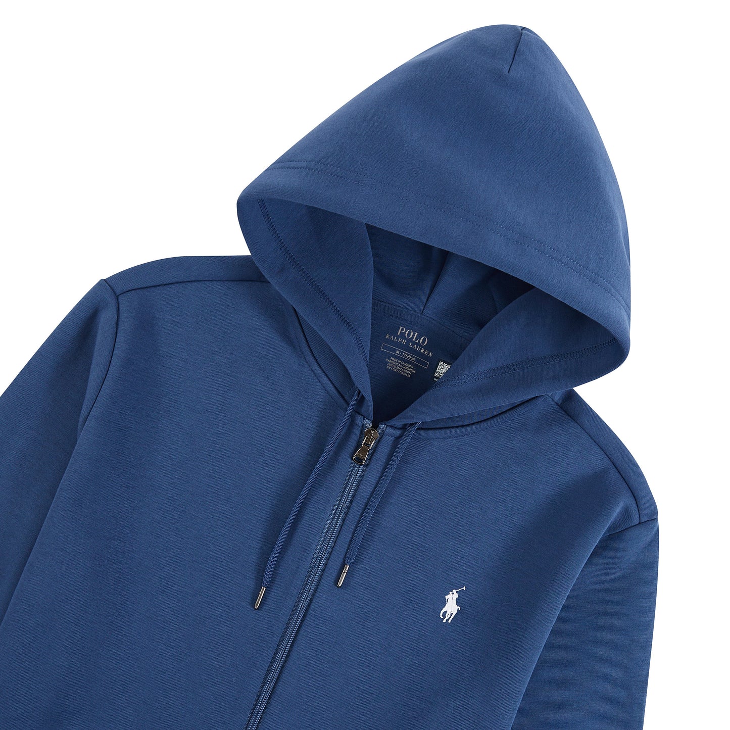 Double-Knit Full Zip Hoodie | Night Navy