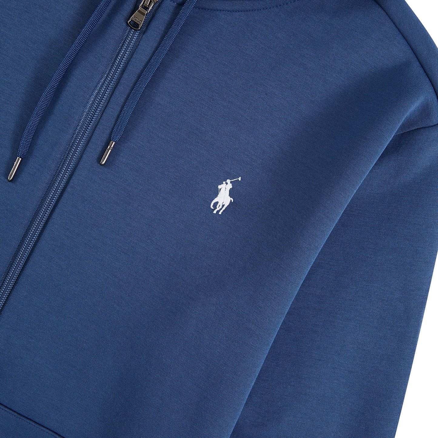 Double-Knit Full Zip Hoodie | Night Navy