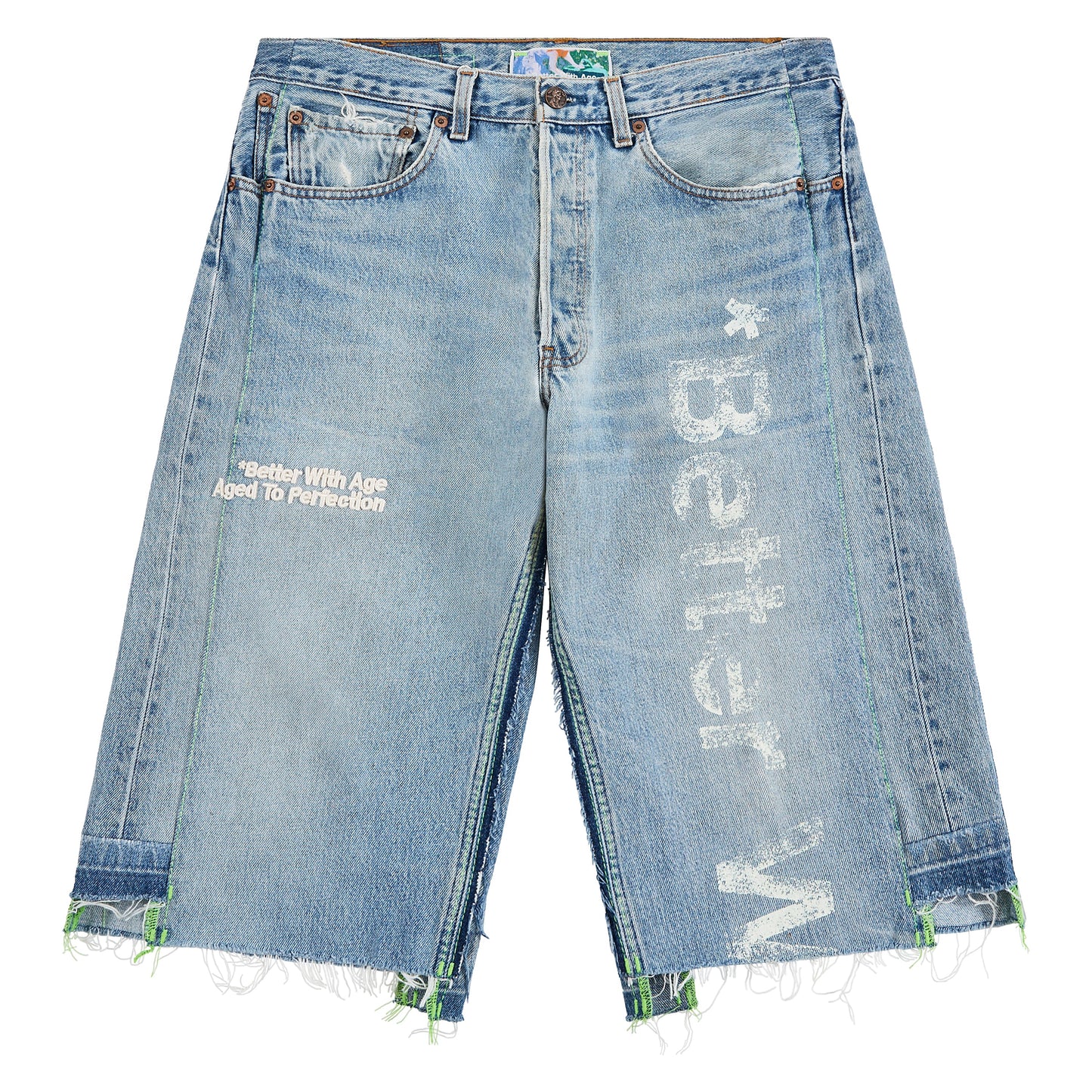 Clementine Double-Wide Denim Short | Medium Wash
