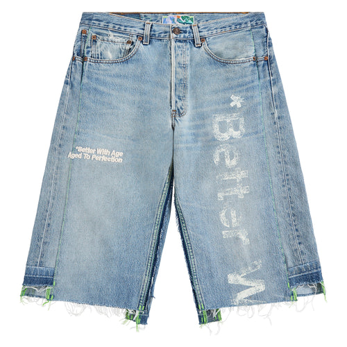 Clementine Double-Wide Denim Short | Medium Wash