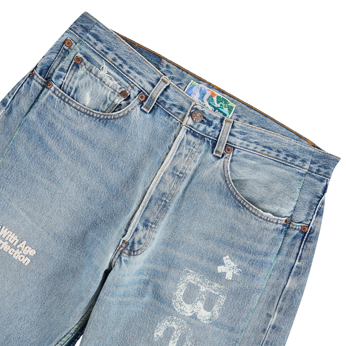 Clementine Double-Wide Denim Short | Medium Wash