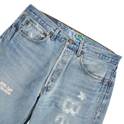 Clementine Double-Wide Denim Short | Medium Wash
