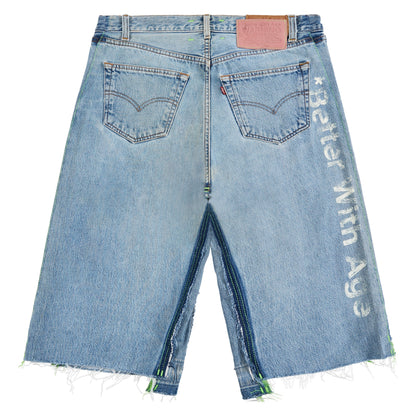 Clementine Double-Wide Denim Short | Medium Wash