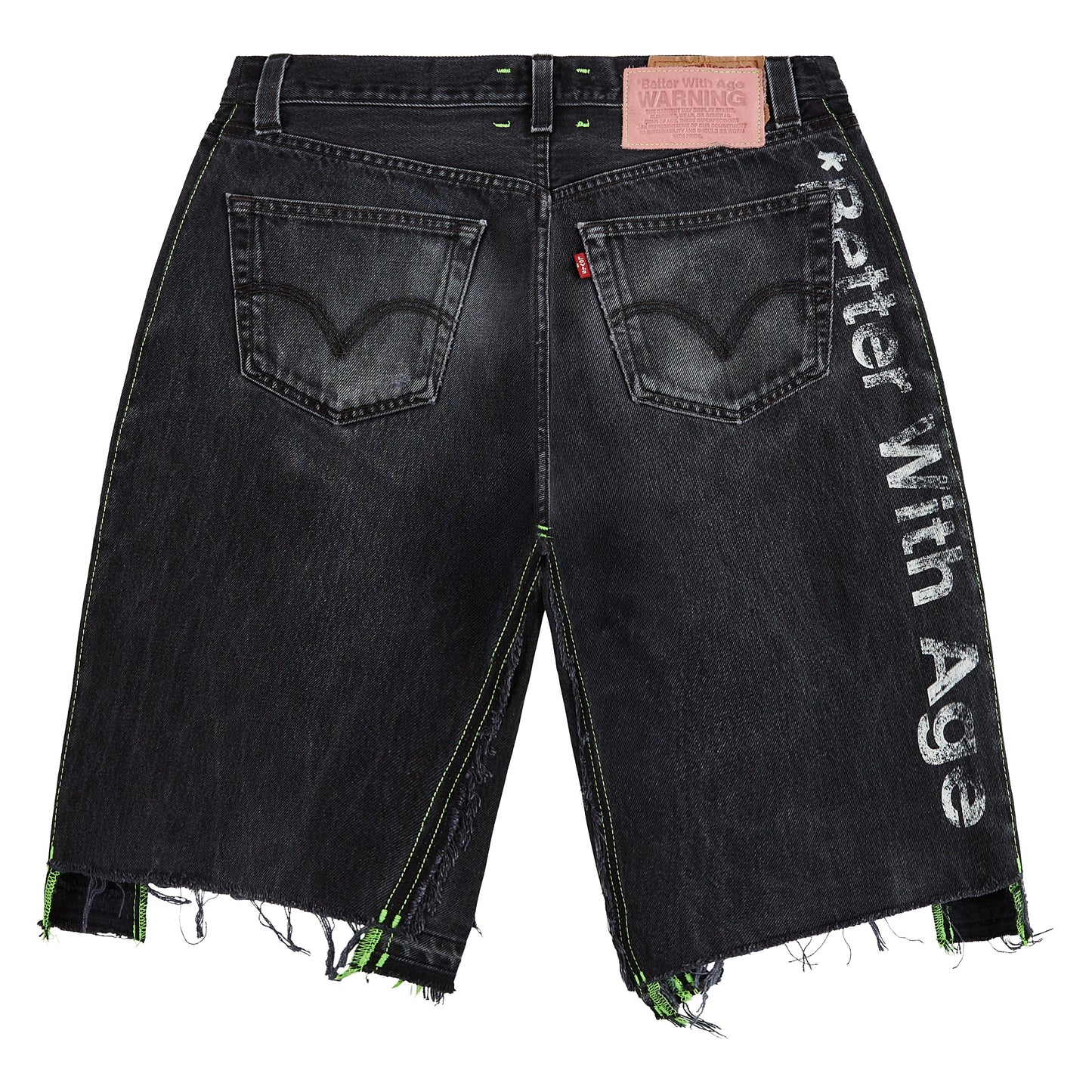 Monroe Triple-Wide Denim Short | Denim Black