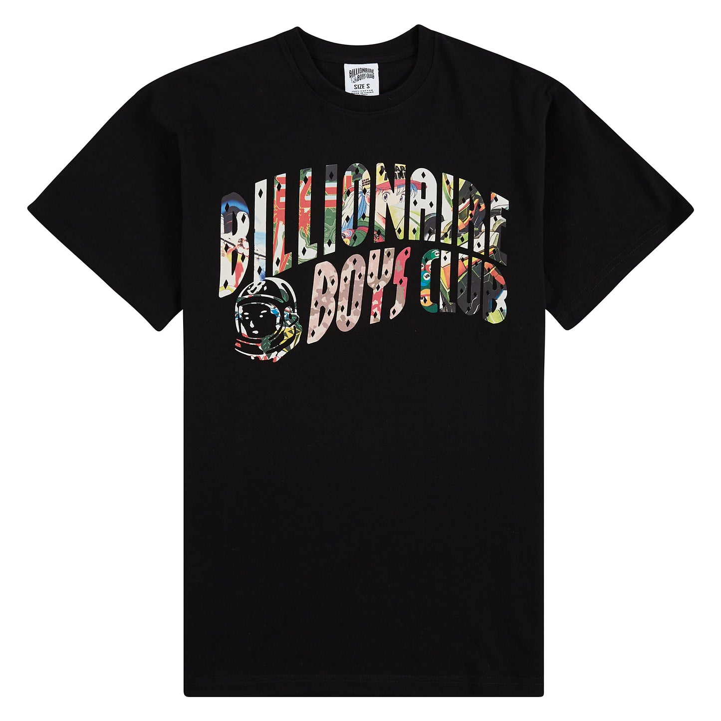 Curve Collage Tee | Black