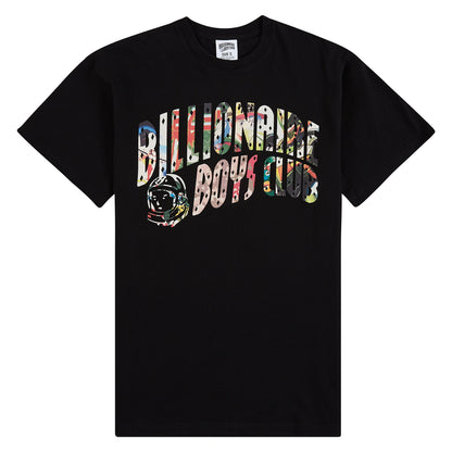 Curve Collage Tee | Black