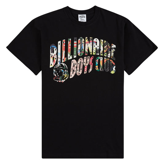 Curve Collage Tee | Black