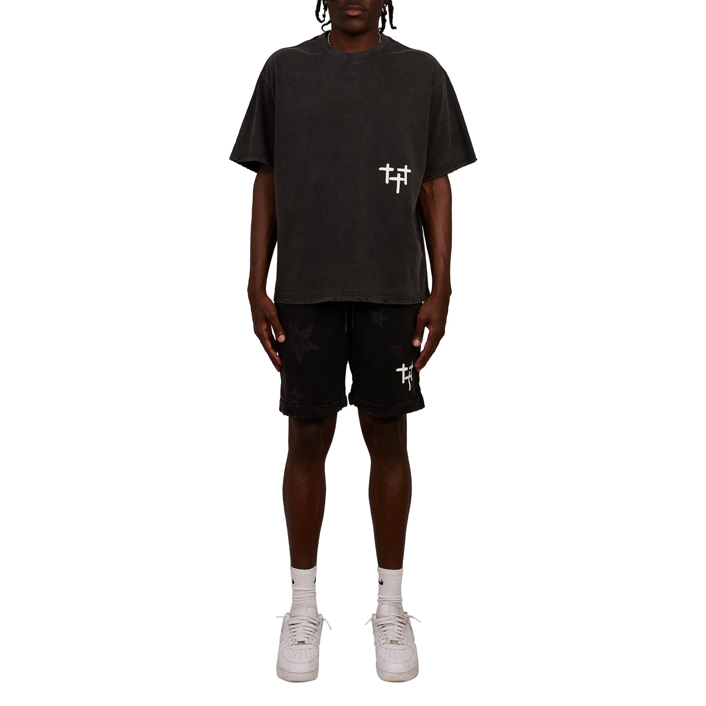 Clyde Short | Black Smoky Stars