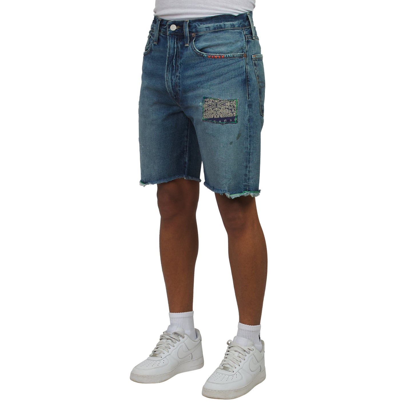 Bandana Repair Denim Short