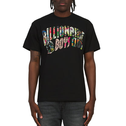 Curve Collage Tee | Black