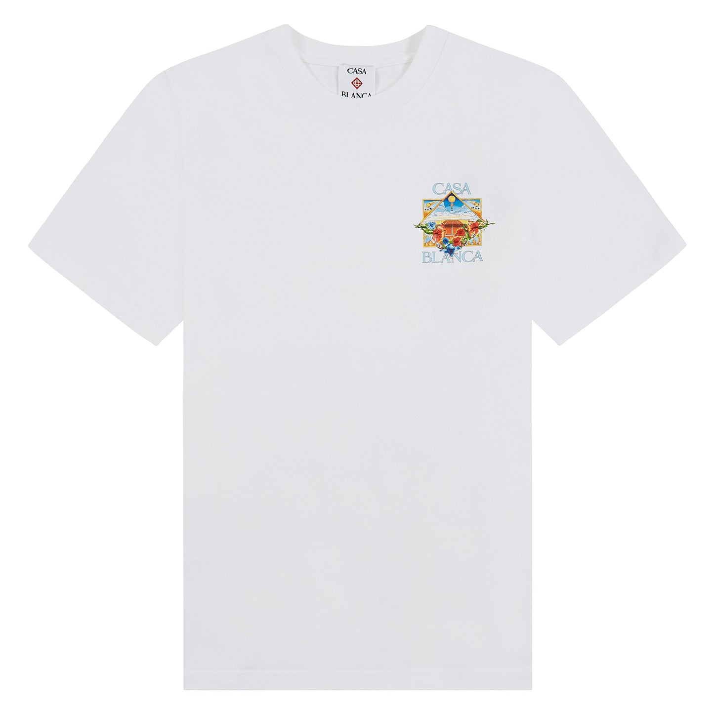 Flower Court Icon Tee | White