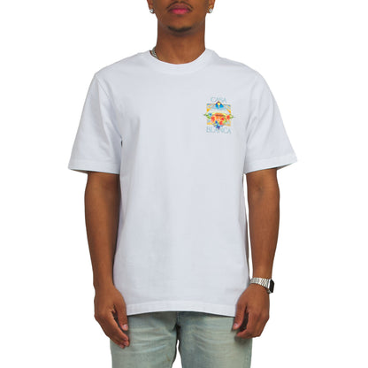 Flower Court Icon Tee | White