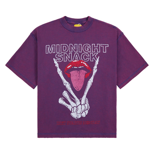 Midnight Snack Tee | Washed Purple