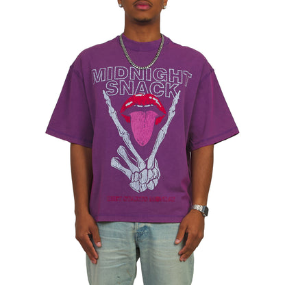 Midnight Snack Tee | Washed Purple