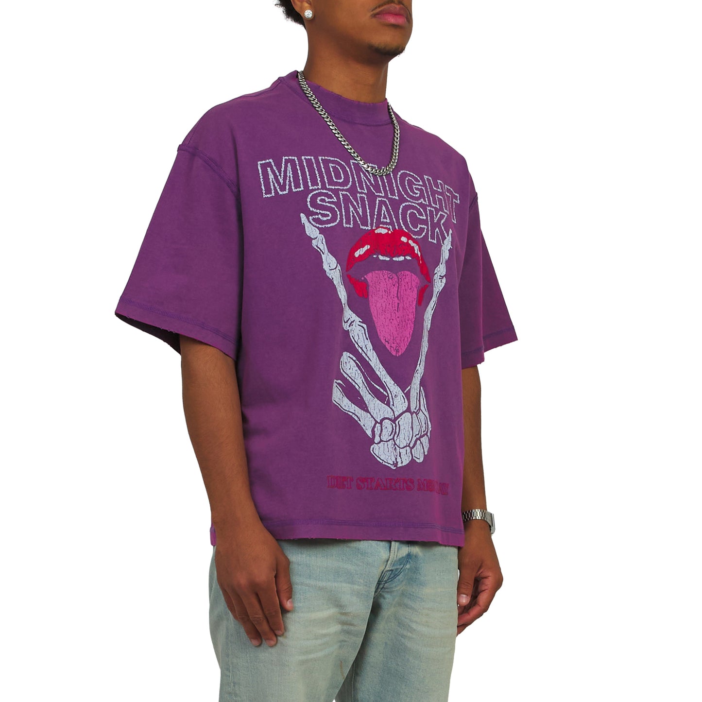 Midnight Snack Tee | Washed Purple