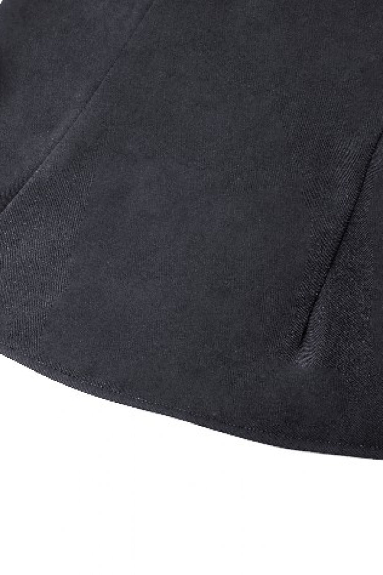 Black Lace Stand Collar Multi-Layered Ruffled Long Flared Sleeves Women's Gothic Blouse